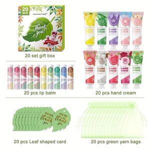 Miss FactorX 20pc Hand Cream & Lip Balm Gift Set New Sealed